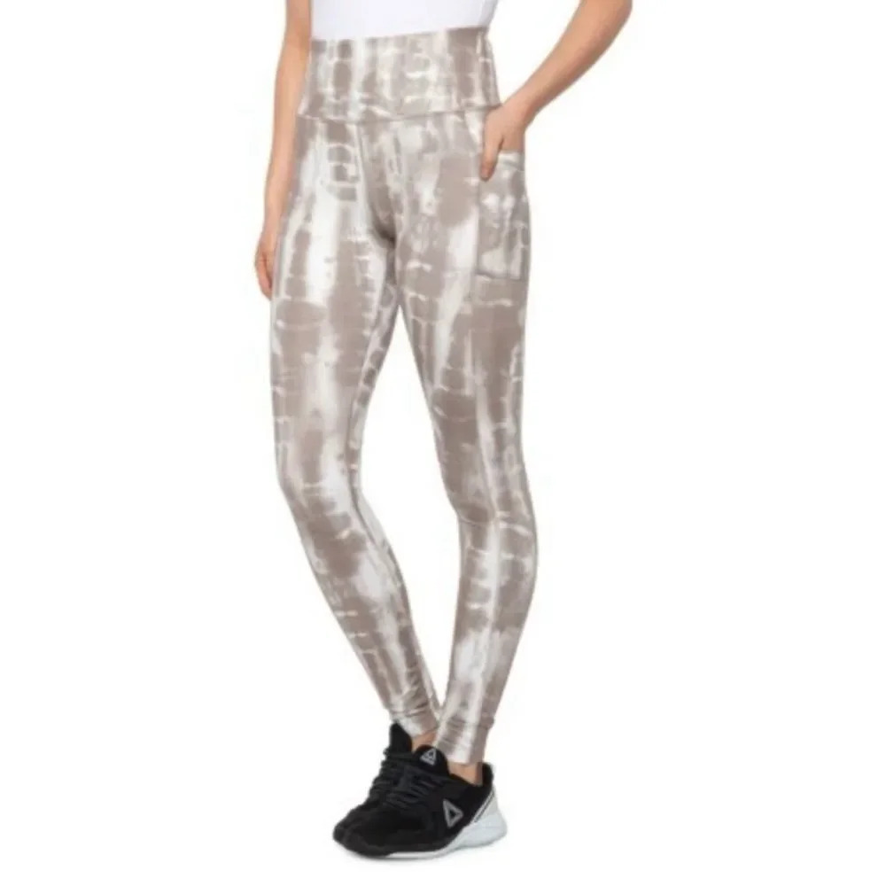 EUC Mondetta Performance Luxury tie dye full leggings XS